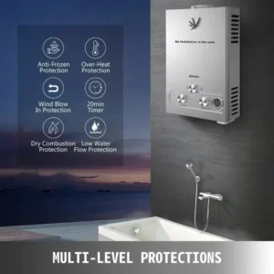 LPG Portable Tankless Water Heater