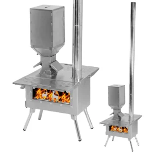 Portable Stainless Steel Wood Stove