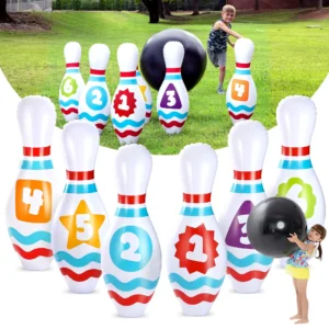 Joyfy Giant Inflatable Bowling Set