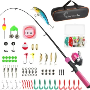 Kids Telescopic Fishing Rod Kit