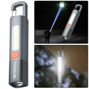LED Zoomable Rechargeable Camping Flashlight