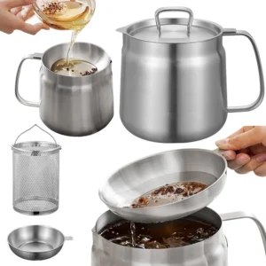 Stainless Steel Oil Filter Pot