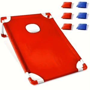 Set of Red/Blue Portable Cornhole Game Set