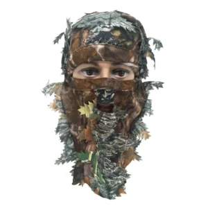 3D Leaf Camouflage Hunting Mask Hood